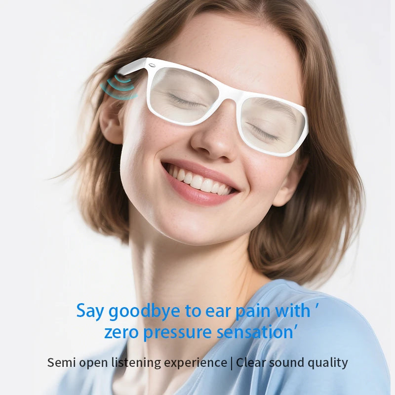 Inteligentne okulary AI z tłumaczeniem głosowym i Bluetooth